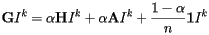 La formula matemática del PageRank de Google