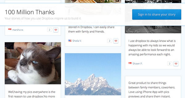 Dropbox llega a los 100 Millones de usuarios