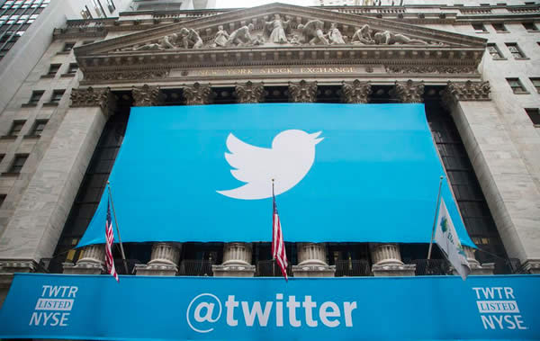 El éxito de Twitter a su salida a la Bolsa: Abrió a $ 45.10 