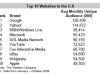 Las 20 webs más populares de USA 2008