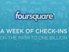 Foursquare llegó a los mil millones de check-ins