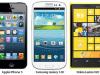iPhone 5 vs Galaxy S3 y Lumia 920 (Gráfica)