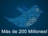 Twitter: Más de 200 Millones de usuarios activos al mes!