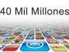 Apple App Store supera las 40 Mil Millones de Descargas