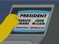 ¿Por quién votará Homero en las elecciones presidenciales USA 2008?