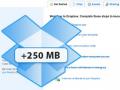 Incrementa 250MB a tu cuenta Dropbox