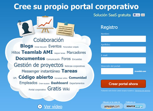 TeamLab, plataforma para gestión de proyectos y trabajo en equipo
