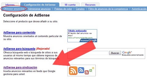 Adsense para sindicación lanzado