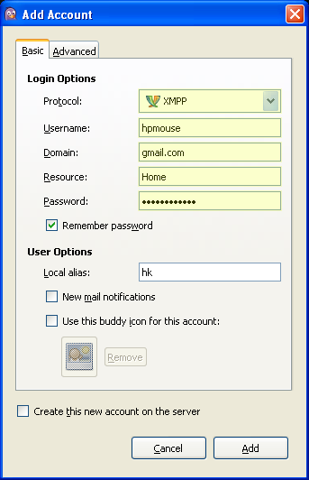 Pidgin Gmail