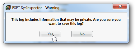 ESET SysInspector Logs