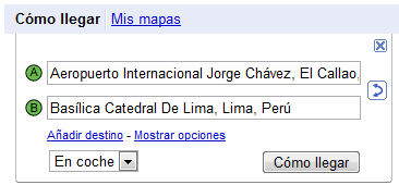 Google Maps Como Llegar