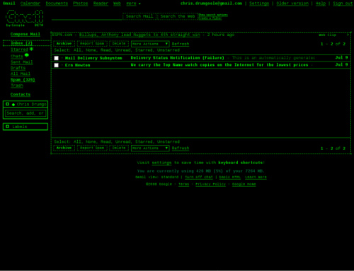 Gmail Tema Terminal