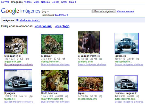 Google lanza buscador de imágenes similares