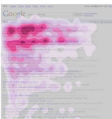 Google publica estudio de Eyetracking Triangulo de Oro
