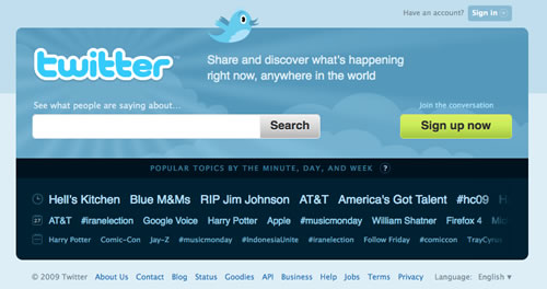 La nueva portada de Twitter, con un nuevo enfoque