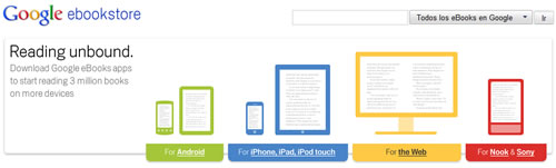 Google eBooks: La tienda de libros electrónicos de Google