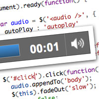 Microsoft ofrece una guía para usar la etiqueta Audio de HTML5