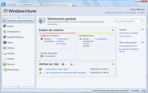 Microsoft revela más detalles de Windows Intune