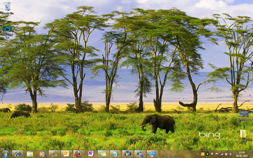 Descarga Bing's Best 3 Tema para Windows 7