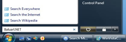 Wikipedia en Windows Vista