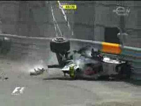 Robert Kubica - Accidente Formula 1 Canada